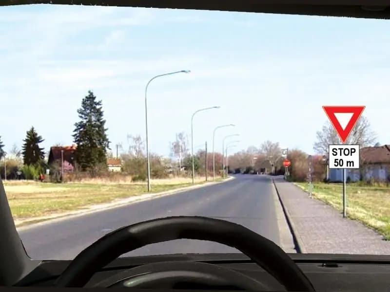 La întâlnirea acestui indicator, aveţi obligaţia: