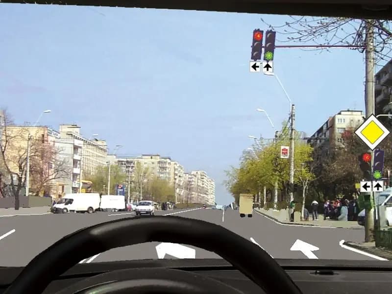 Cum veţi proceda corect în intersecţia dată?