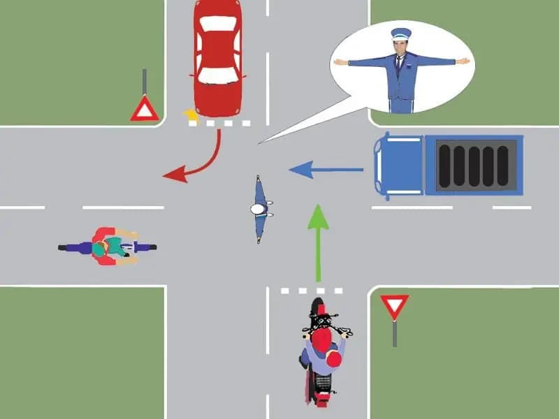 La semnalul poliţistului trebuie să oprească: