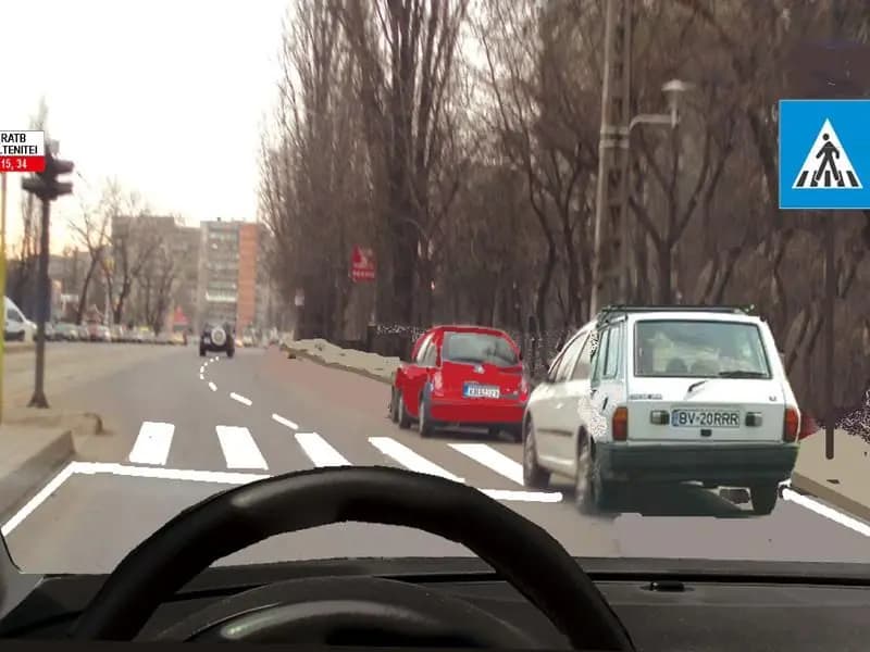 Care dintre autoturisme staţionează greşit?