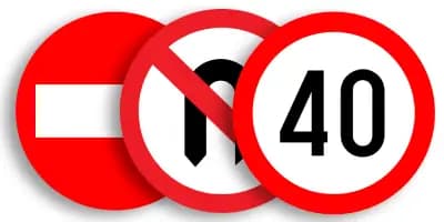 Indicatoare de interzicere sau restricție Indicatoare de interzicere sau restricție